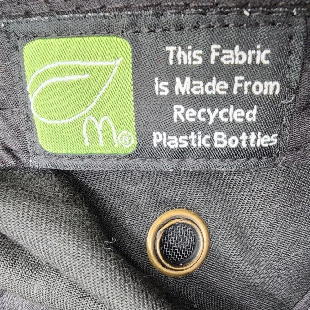 McDonalds OSFM Black 5 Panel Camp Hat Recycled Fabric‎ Employee Uniform Workwear